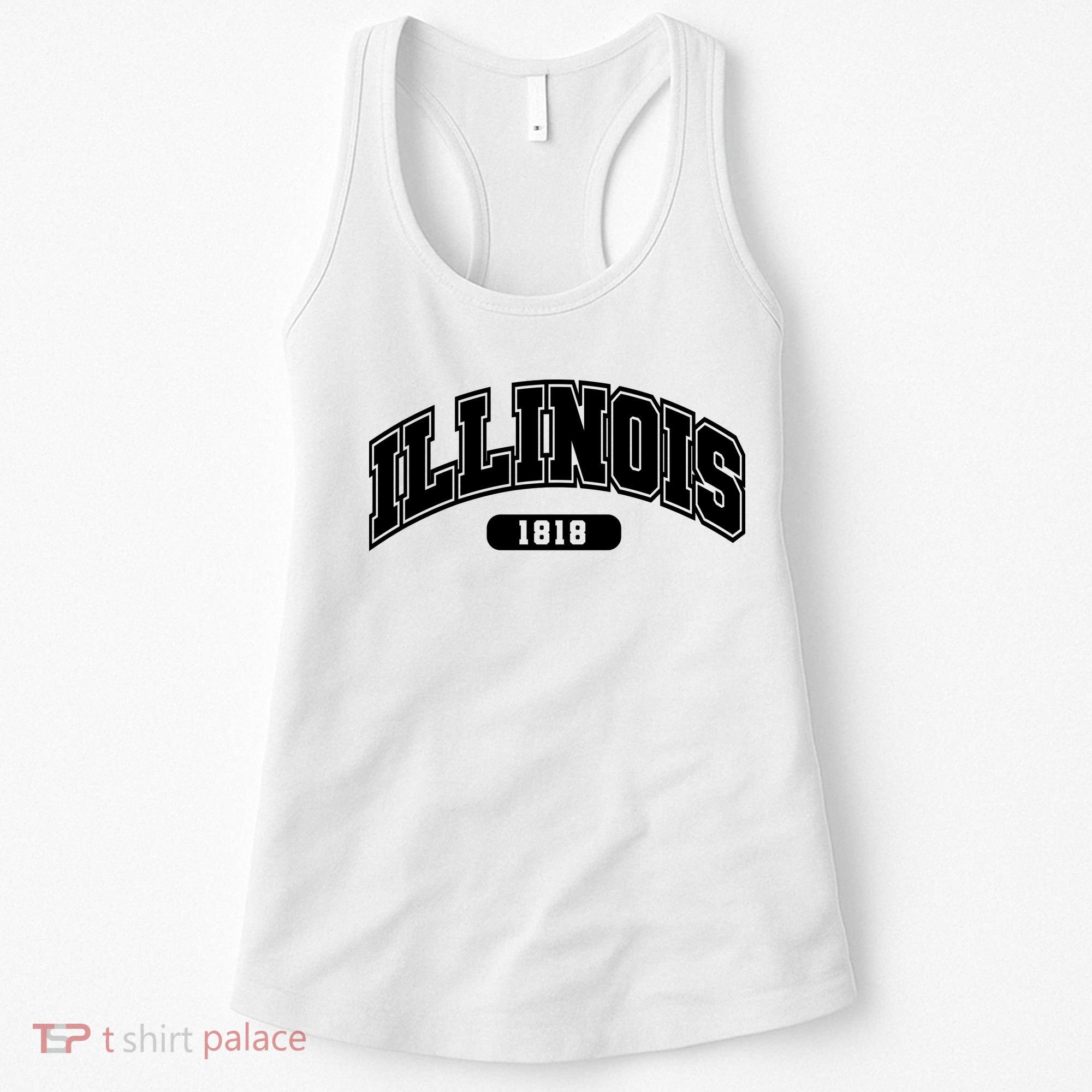 Illinois Collegiate Style 1818 Women's Tank Top