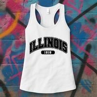 Illinois Collegiate Style 1818 Women's Tank Top thumb 3