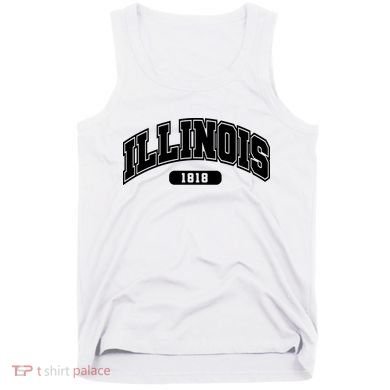 Illinois Collegiate Style 1818 Tank Top