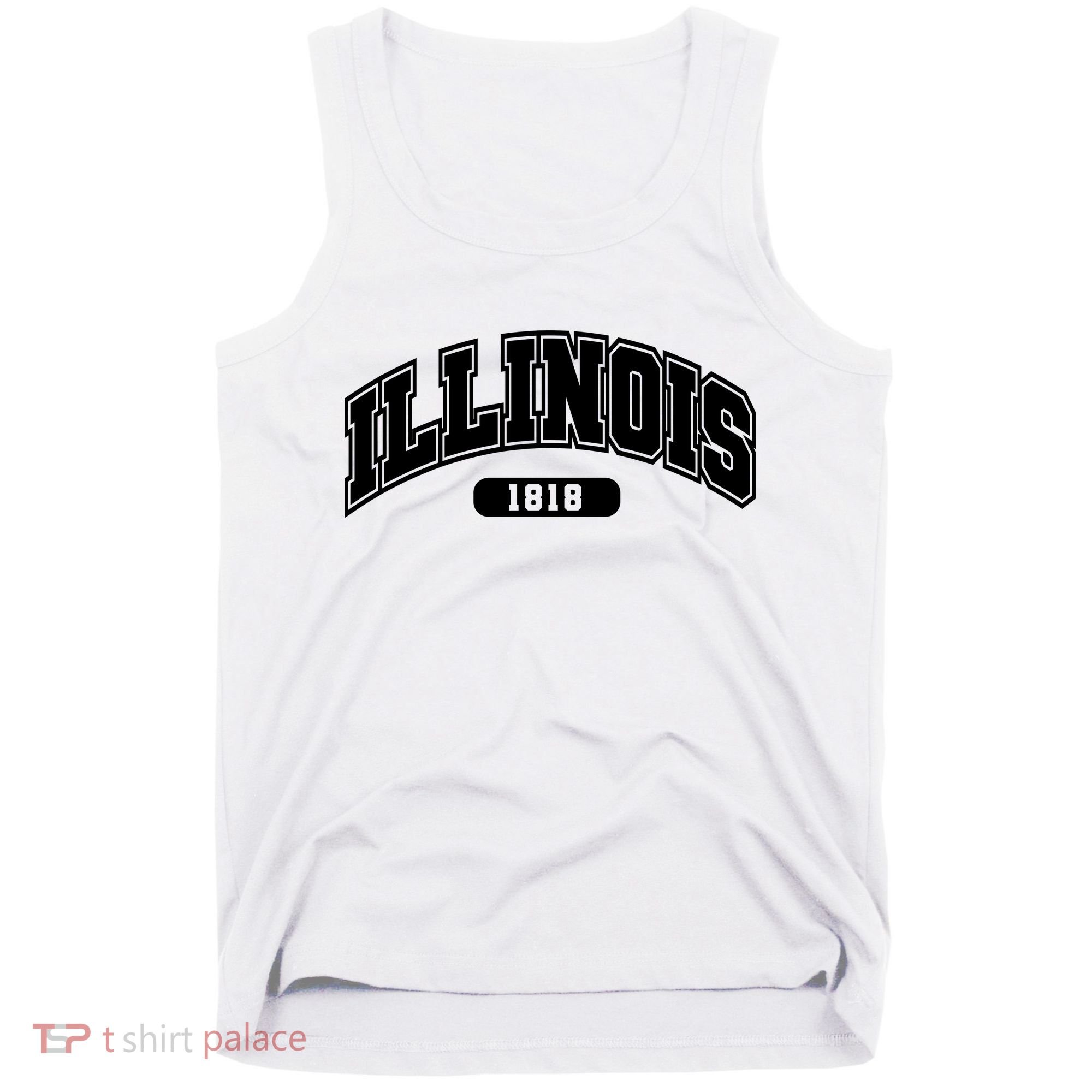 Illinois Collegiate Style 1818 Tank Top