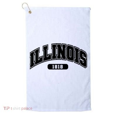 Illinois Collegiate Style 1818 Golf Towel