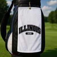 Illinois Collegiate Style 1818 Golf Towel thumb 2