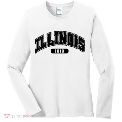 Illinois Collegiate Style 1818 Women's Long Sleeve Shirt