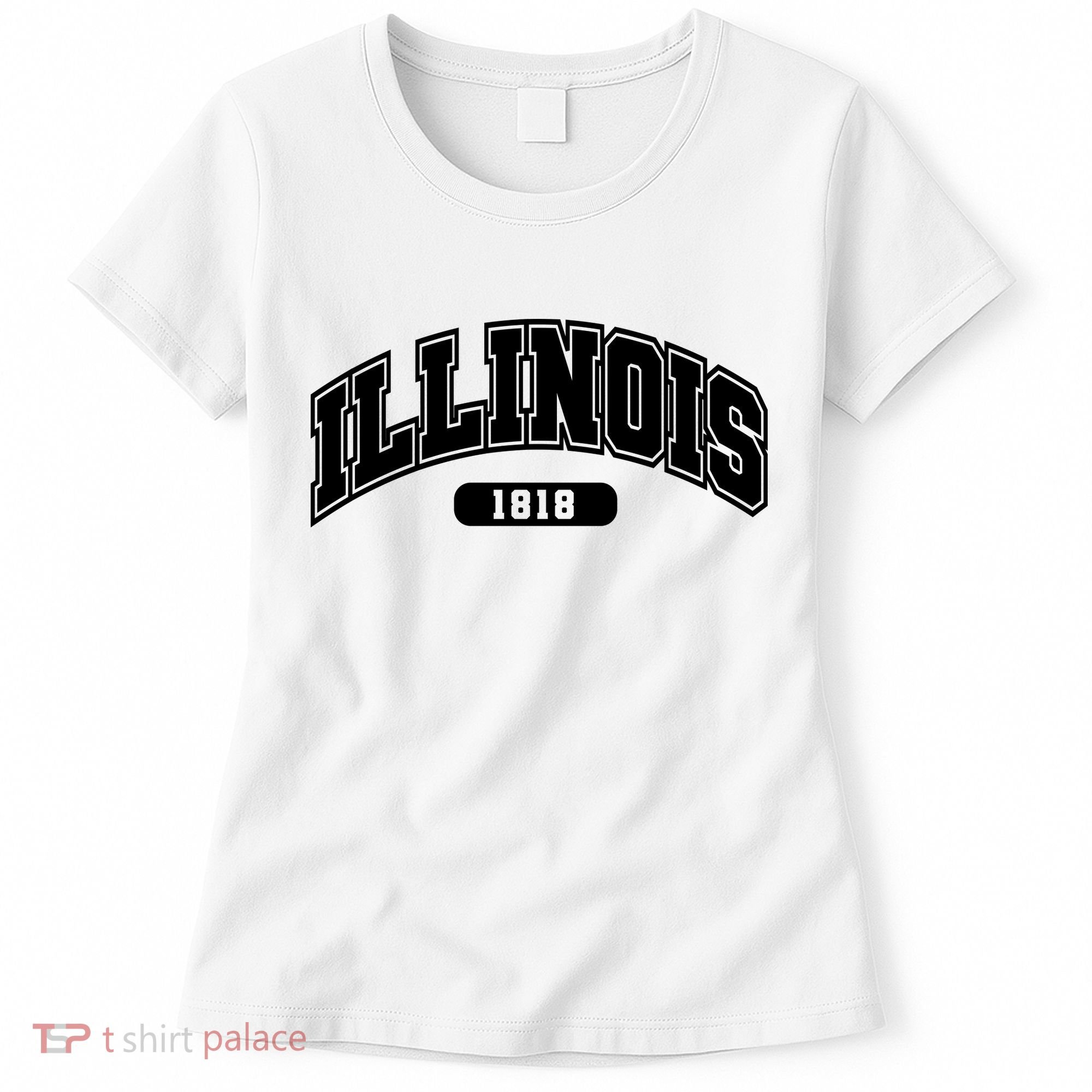 Illinois Collegiate Style 1818 Women's T-Shirt