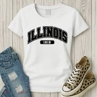Illinois Collegiate Style 1818 Women's T-Shirt thumb 3