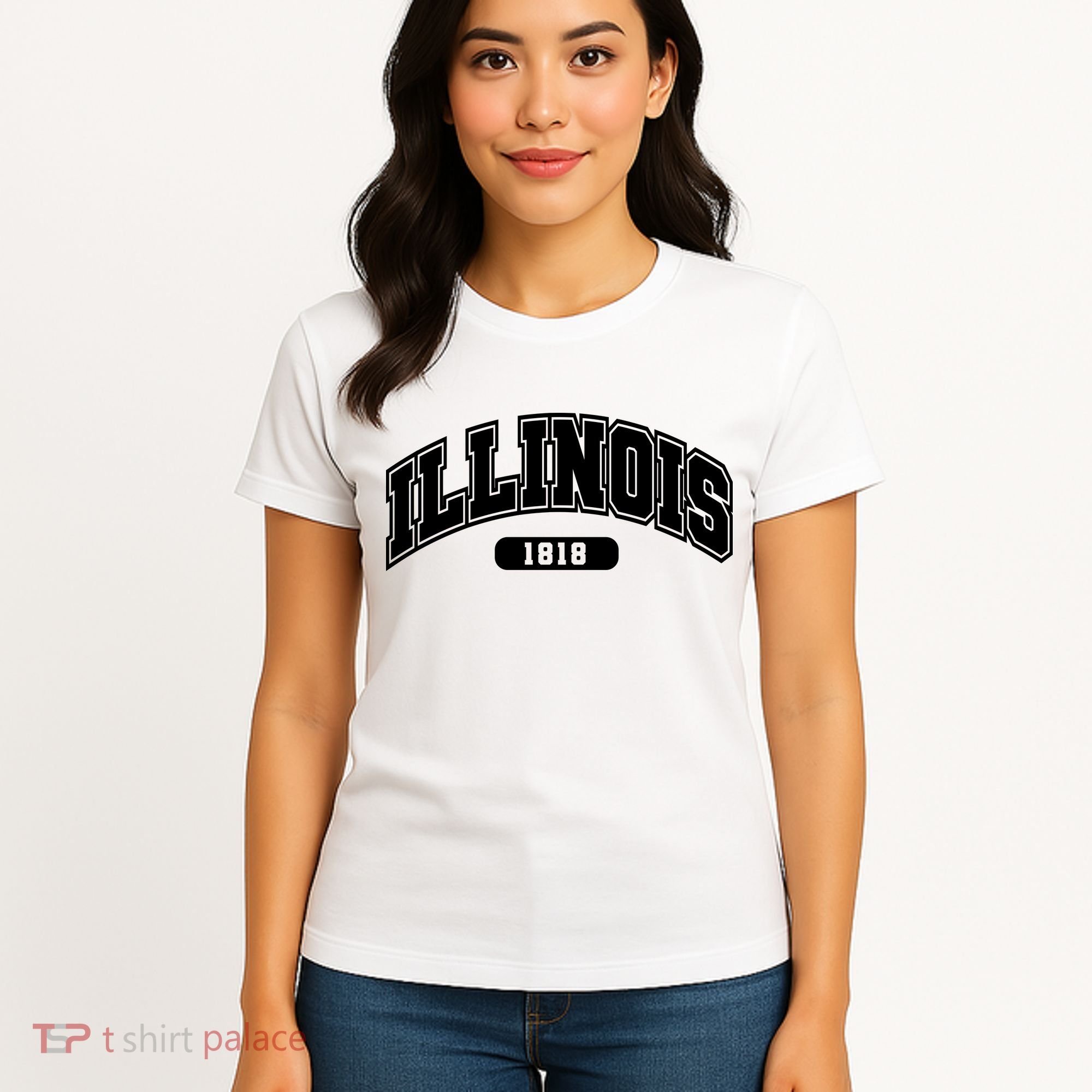 Illinois Collegiate Style 1818 Women's T-Shirt