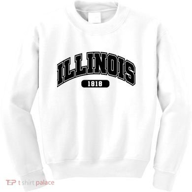 Illinois Collegiate Style 1818 Kids Sweatshirt