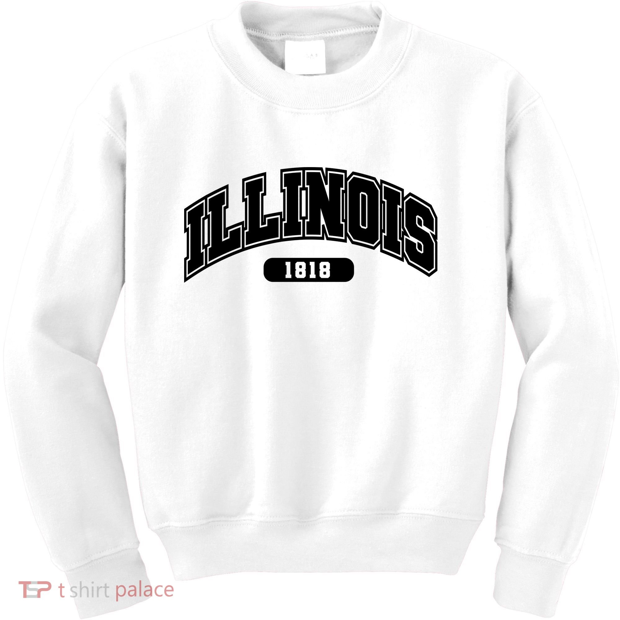 Illinois Collegiate Style 1818 Kids Sweatshirt
