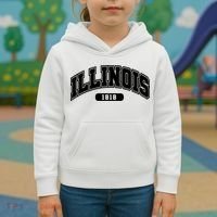 Illinois Collegiate Style 1818 Kids Hoodie thumb 3