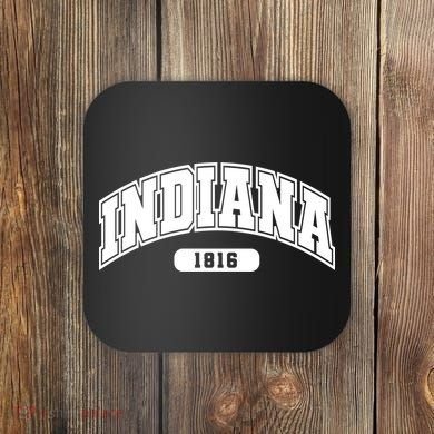 Indiana Collegiate Style 1816 Coaster