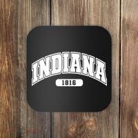 Indiana Collegiate Style 1816 Coaster thumb 0
