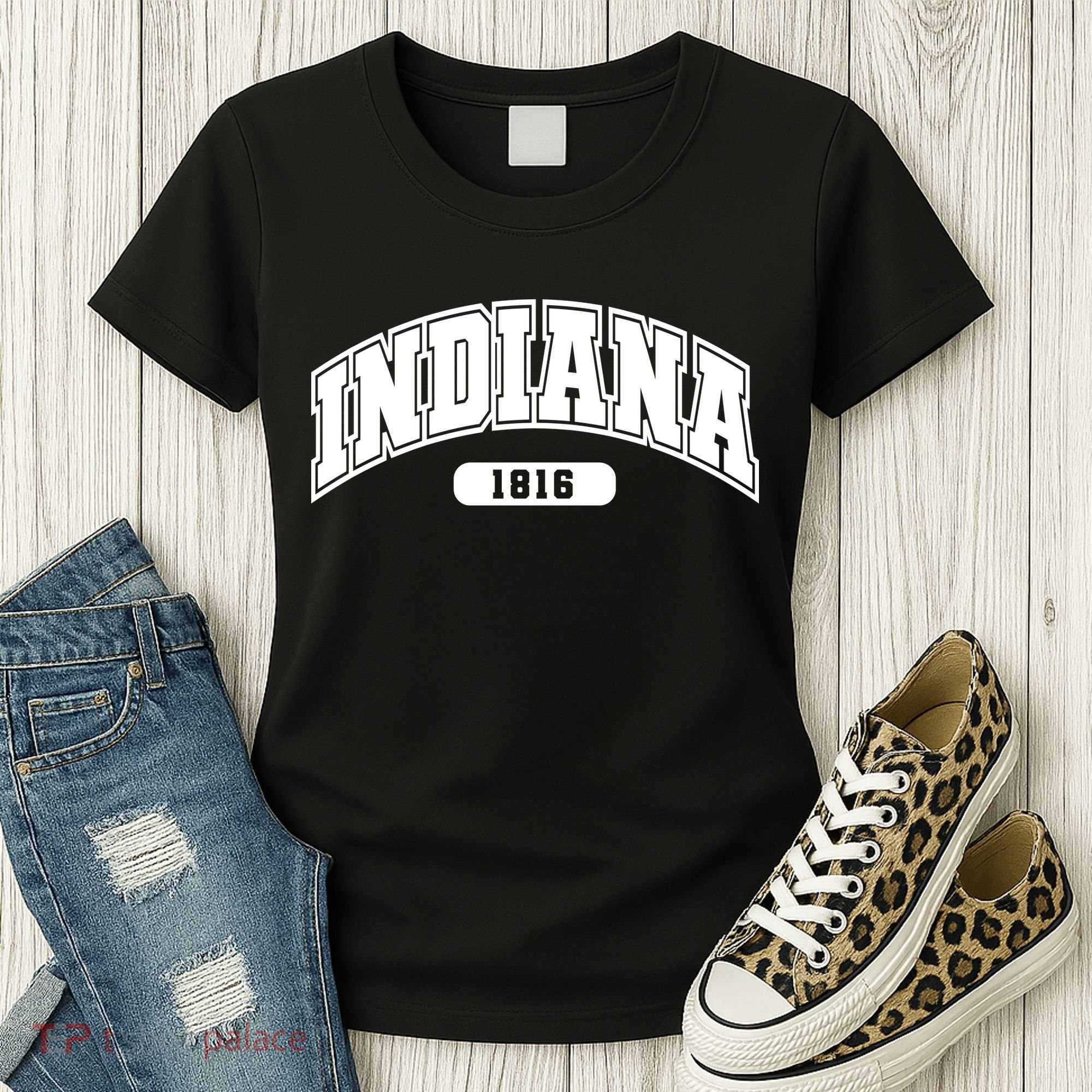 Indiana Collegiate Style 1816 Women's T-Shirt