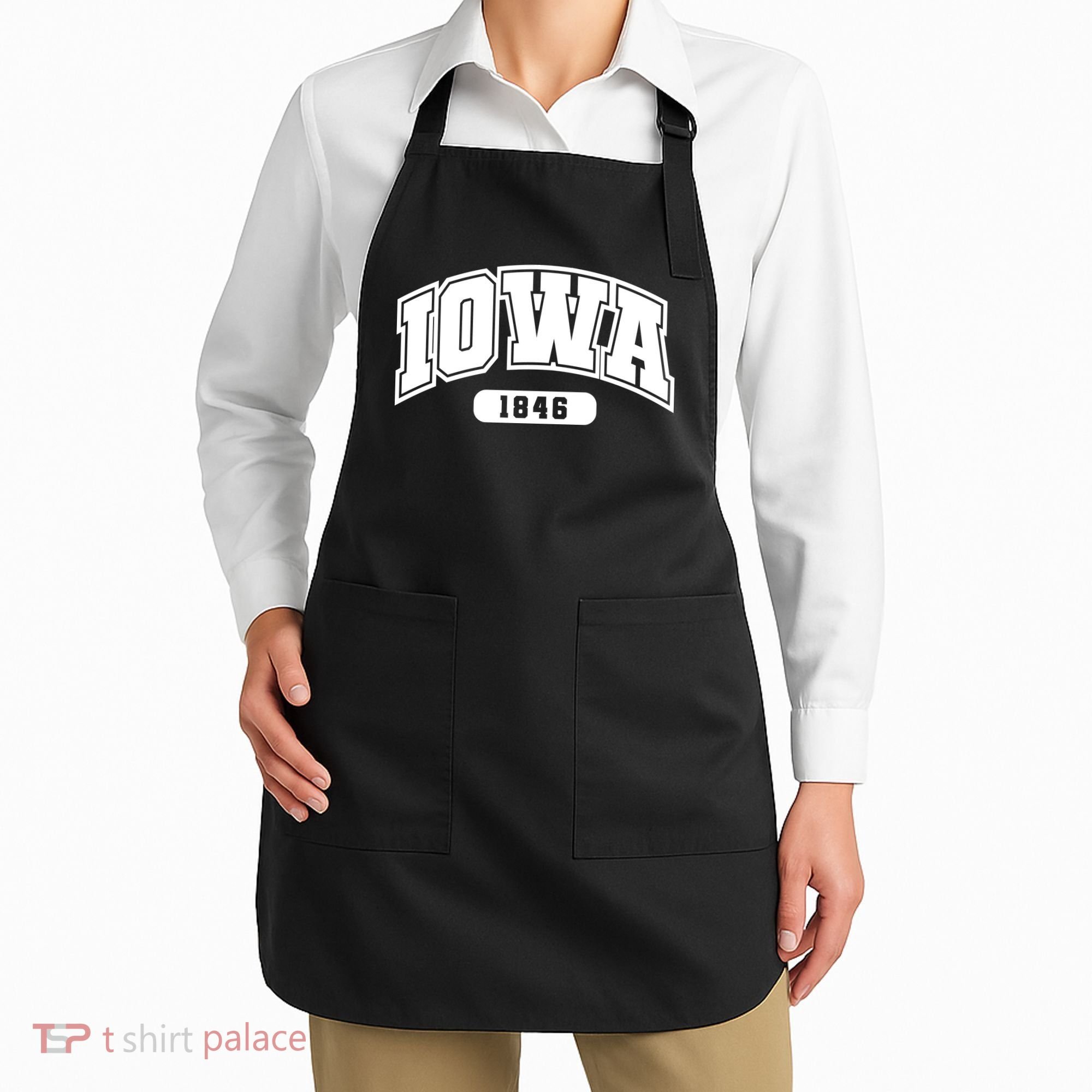 Iowa Collegiate Style 1846 Apron
