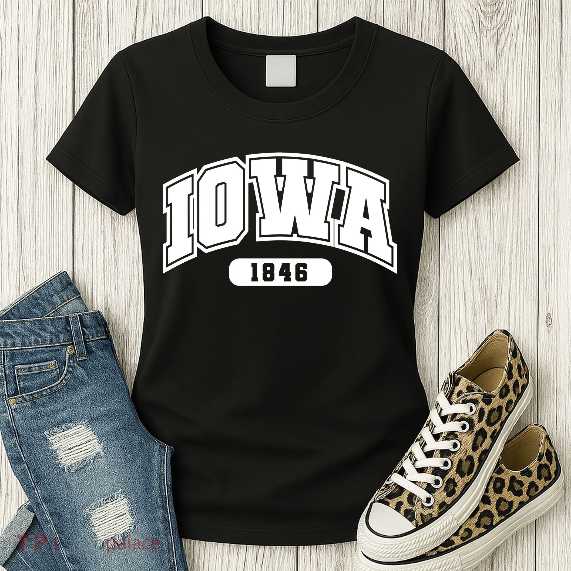 Iowa Collegiate Style 1846 Women's T-Shirt