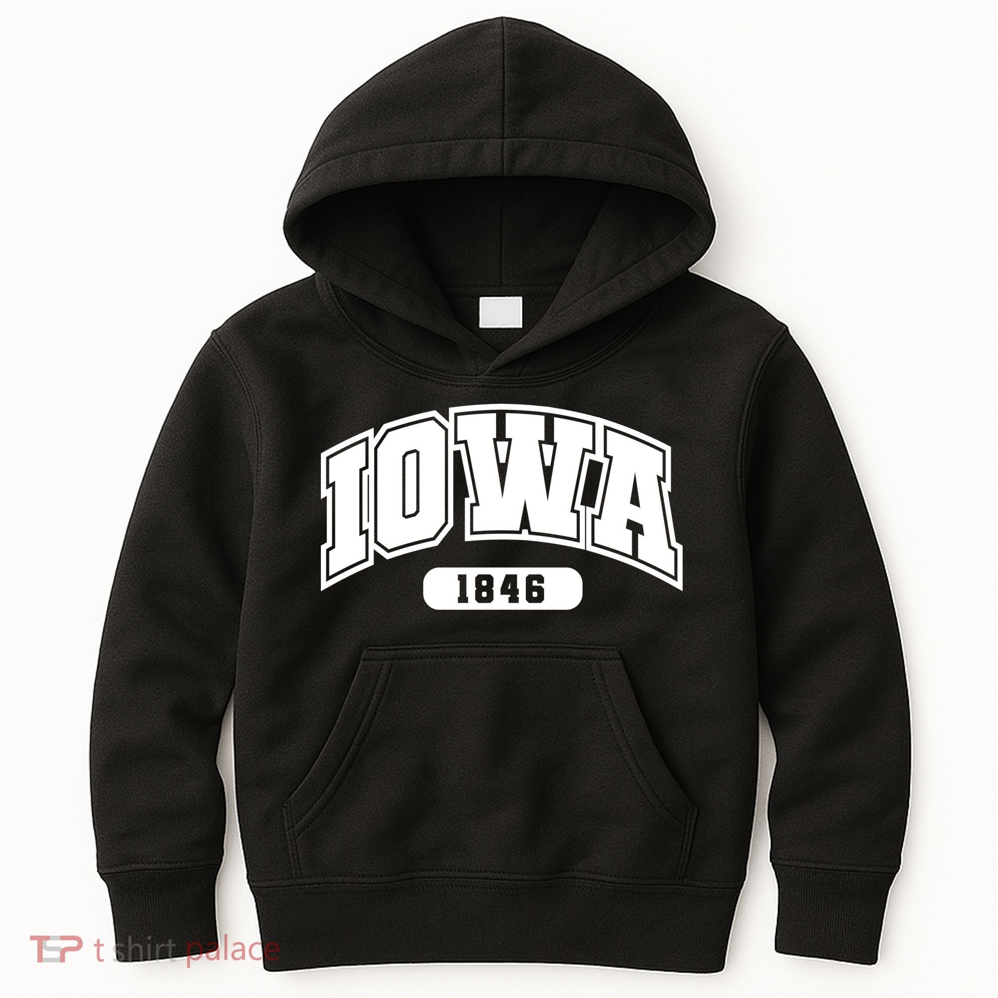 Iowa Collegiate Style 1846 Kids Hoodie