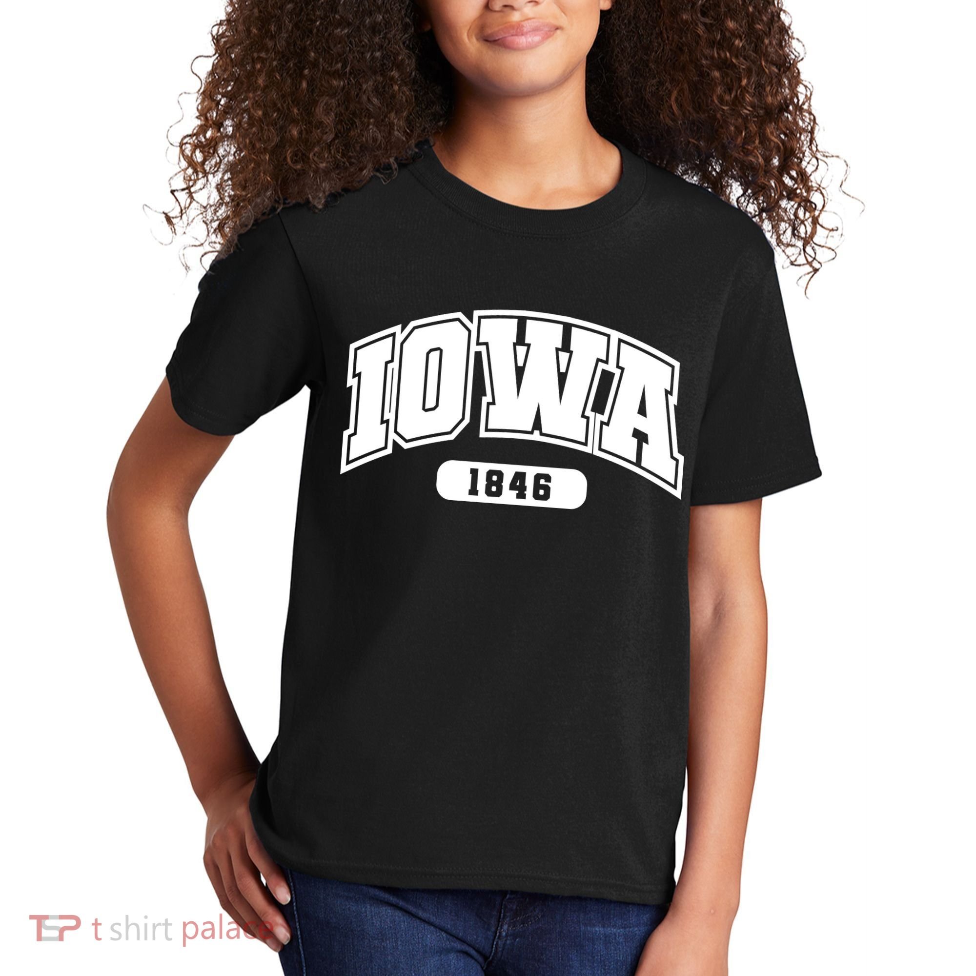 Iowa Collegiate Style 1846 Kids T-Shirt