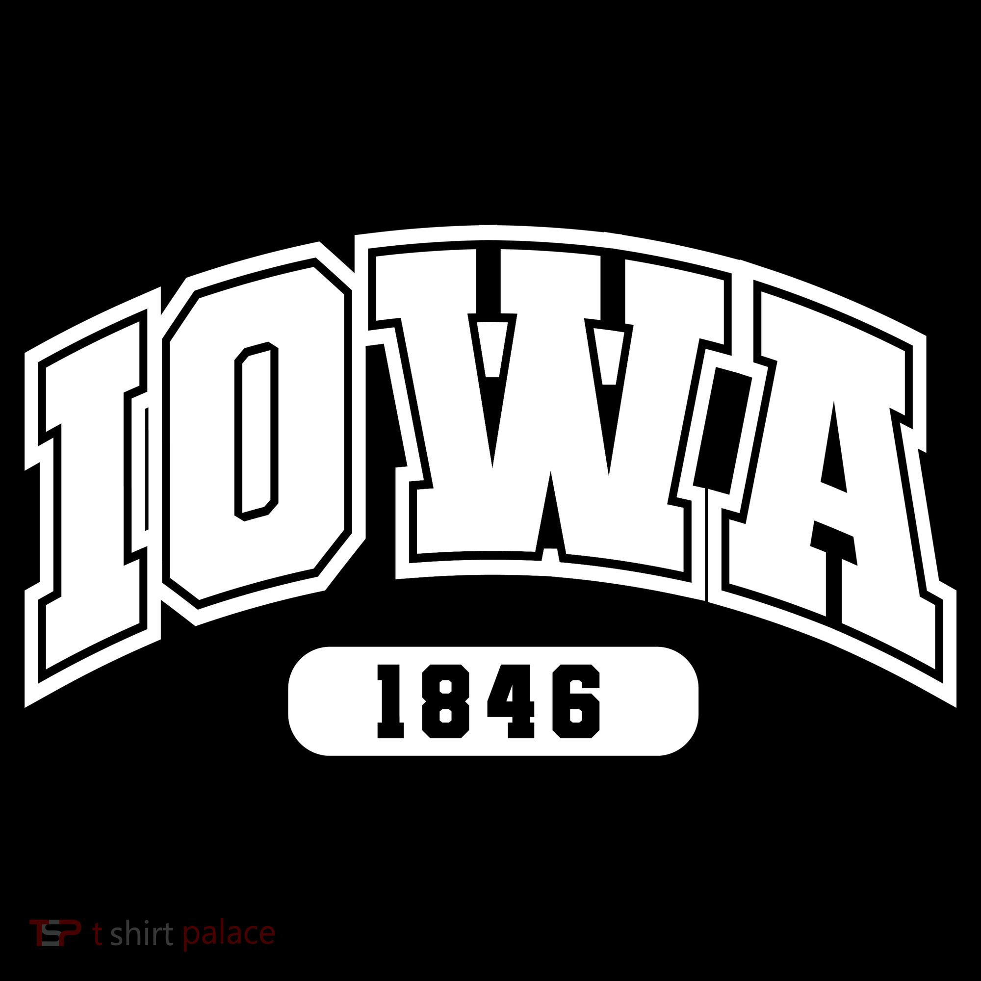 Iowa Collegiate Style 1846 Kids T-Shirt
