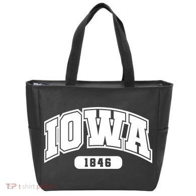 Iowa Collegiate Style 1846 Tote Bag