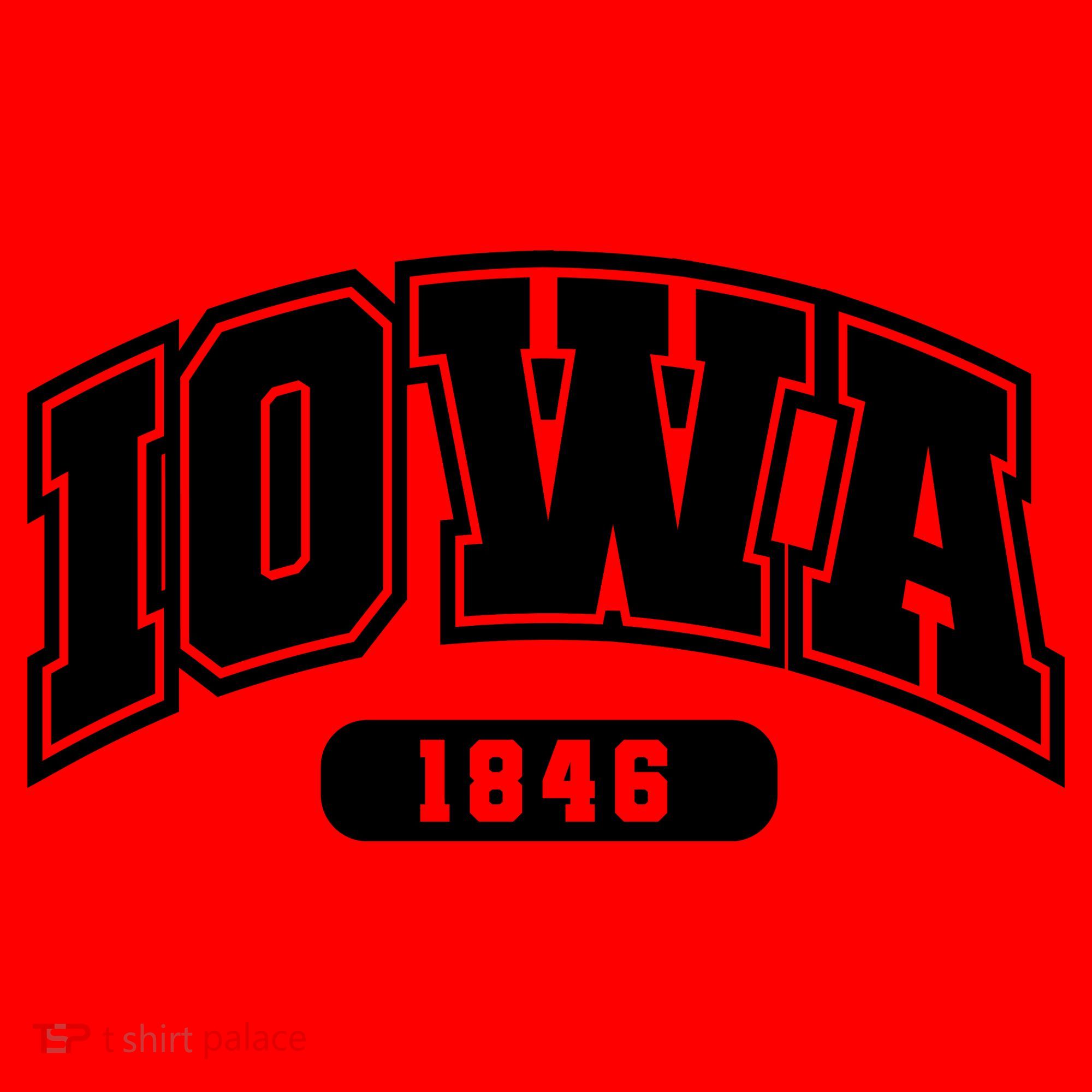 Iowa Collegiate Style 1846 Santa Hat