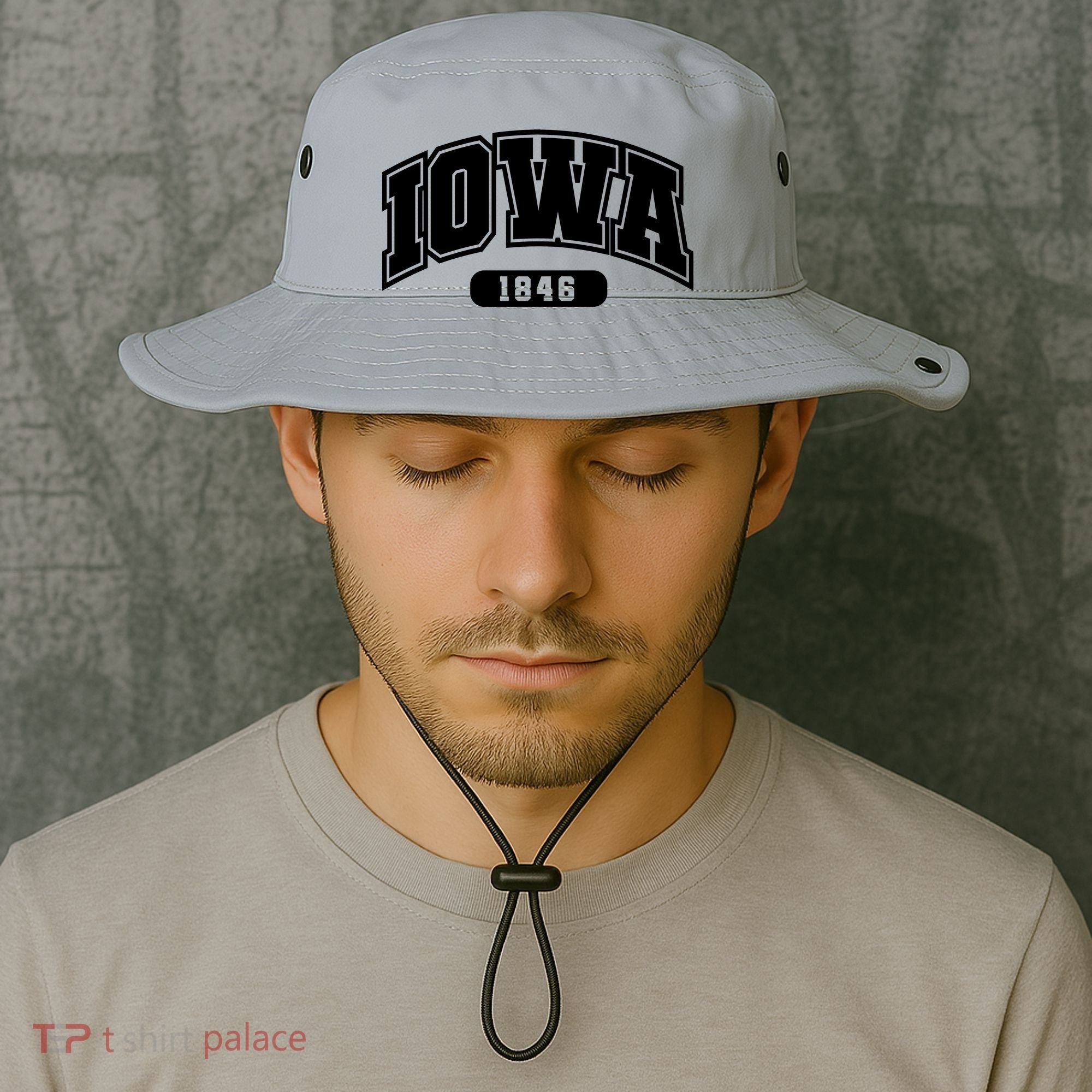 Iowa Collegiate Style 1846 Bucket Hat