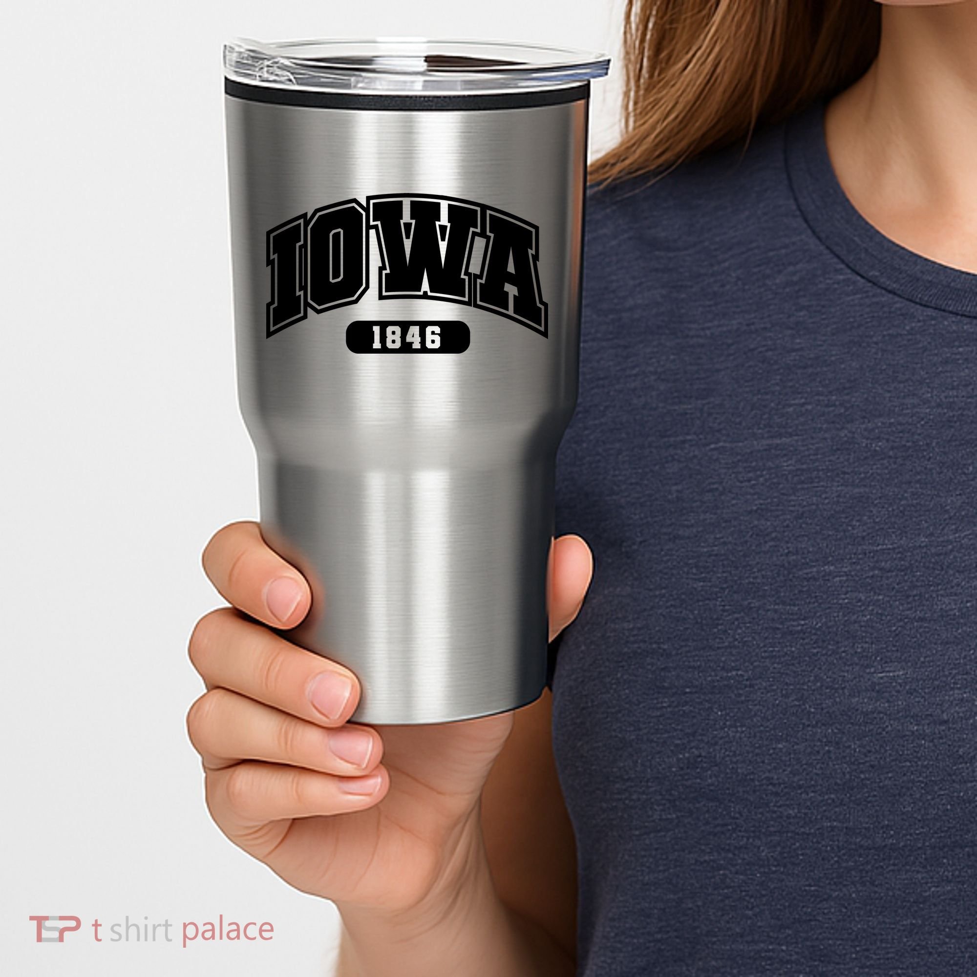 Iowa Collegiate Style 1846 Tumbler