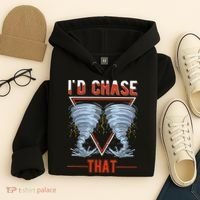ID Chase That Tornado Storm Chaser Hoodie thumb 4