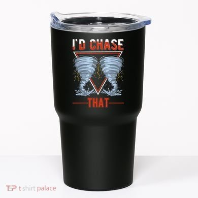 ID Chase That Tornado Storm Chaser Tumbler