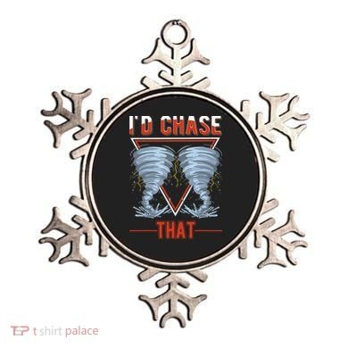 ID Chase That Tornado Storm Chaser Ornament
