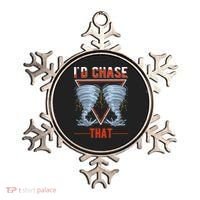 ID Chase That Tornado Storm Chaser Ornament thumb 0