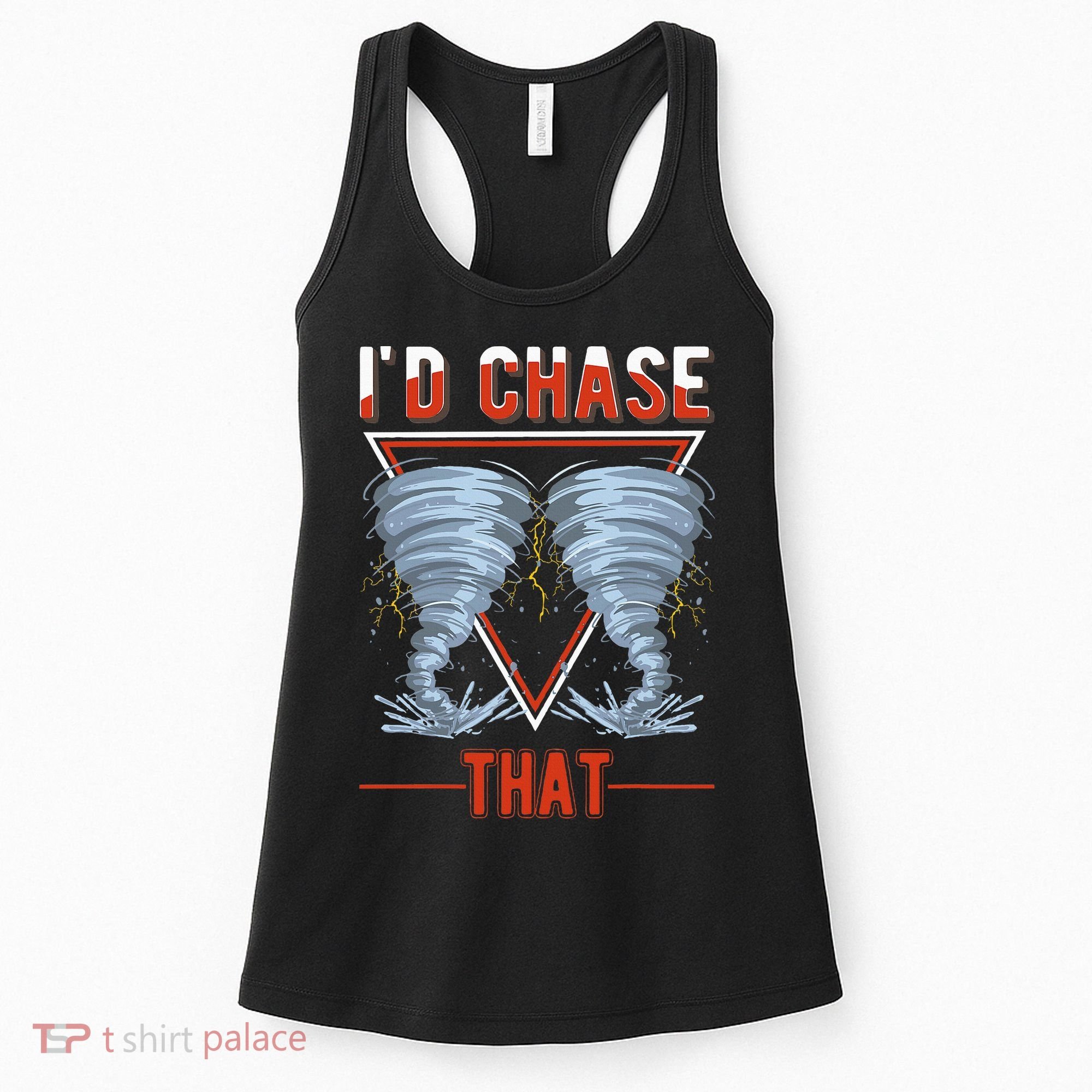 ID Chase That Tornado Storm Chaser Women's Tank Top