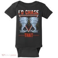 ID Chase That Tornado Storm Chaser Baby Bodysuit thumb 0