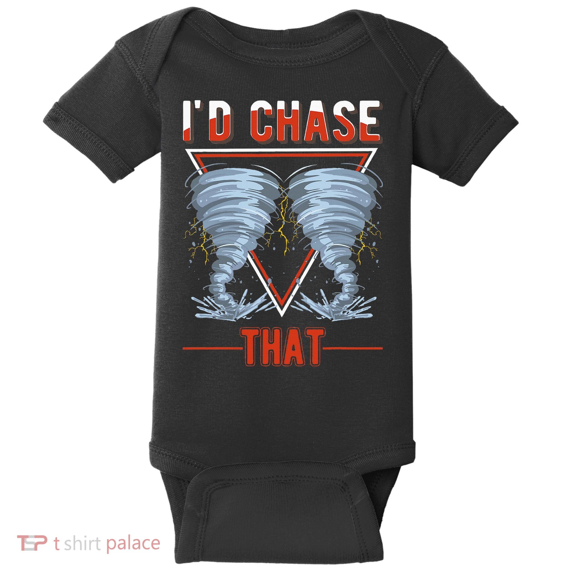 ID Chase That Tornado Storm Chaser Baby Bodysuit