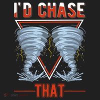 ID Chase That Tornado Storm Chaser Golf Towel thumb 3