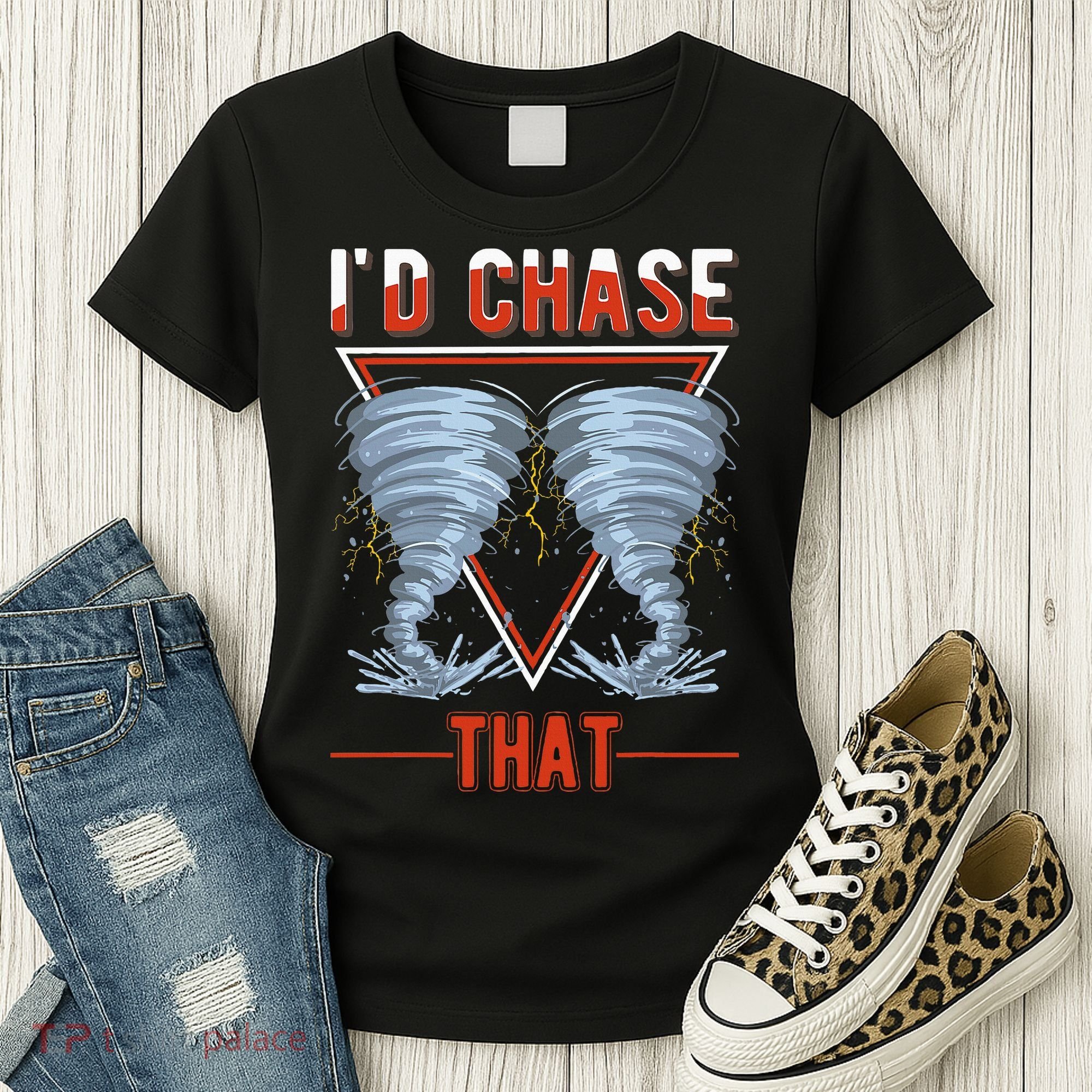 ID Chase That Tornado Storm Chaser Women's T-Shirt