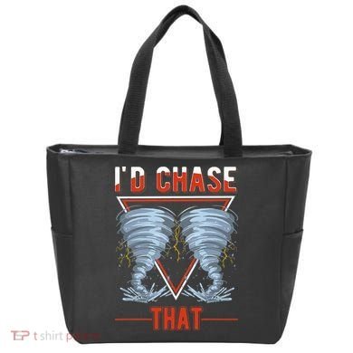 ID Chase That Tornado Storm Chaser Tote Bag