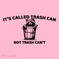 Its Called Trash Can Not Trash Cannot Racoon Coaster thumb 2