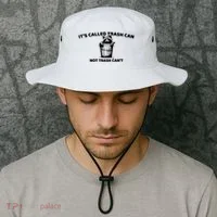 Its Called Trash Can Not Trash Cannot Racoon Bucket Hat thumb 2