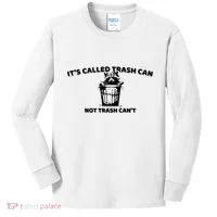 Its Called Trash Can Not Trash Cannot Racoon Kids Long Sleeve Shirt thumb 0