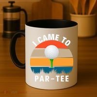 I Came To ParTee, Golf Lover Golf Player Golfing Funny Golf Coffee Mug thumb 4