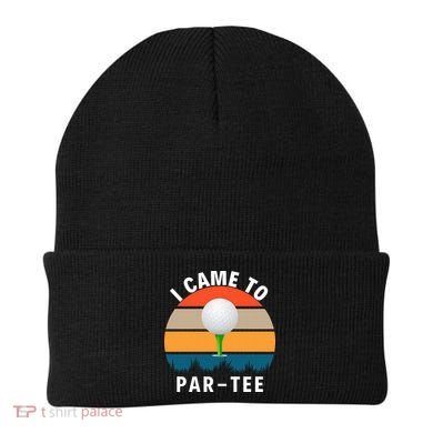 I Came To ParTee, Golf Lover Golf Player Golfing Funny Golf Beanie