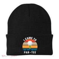 I Came To ParTee, Golf Lover Golf Player Golfing Funny Golf Beanie thumb 0