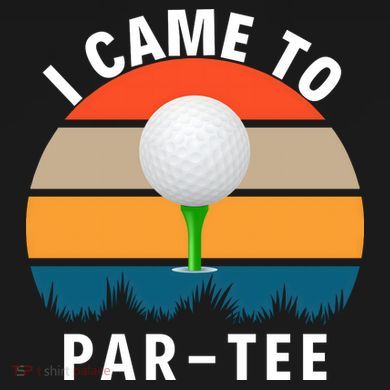 I Came To ParTee, Golf Lover Golf Player Golfing Funny Golf Flat Bill Trucker Hat