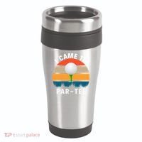 I Came To ParTee, Golf Lover Golf Player Golfing Funny Golf 16oz Travel Tumbler thumb 0