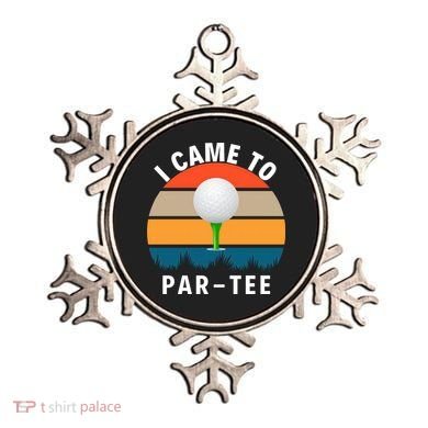 I Came To ParTee, Golf Lover Golf Player Golfing Funny Golf Ornament