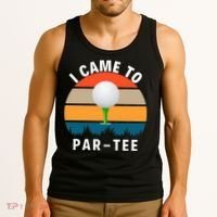 I Came To ParTee, Golf Lover Golf Player Golfing Funny Golf Tank Top thumb 3