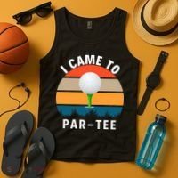 I Came To ParTee, Golf Lover Golf Player Golfing Funny Golf Tank Top thumb 4