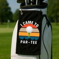 I Came To ParTee, Golf Lover Golf Player Golfing Funny Golf Golf Towel thumb 2