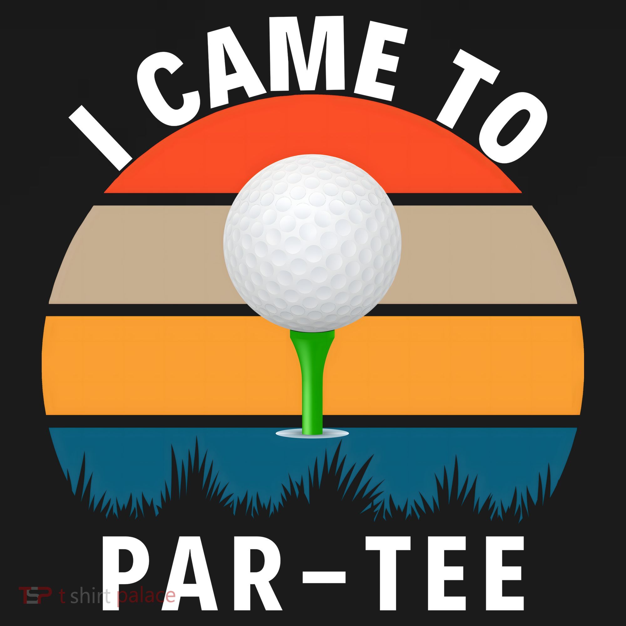 I Came To ParTee, Golf Lover Golf Player Golfing Funny Golf Visor