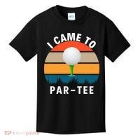 I Came To ParTee, Golf Lover Golf Player Golfing Funny Golf Kids T-Shirt thumb 0