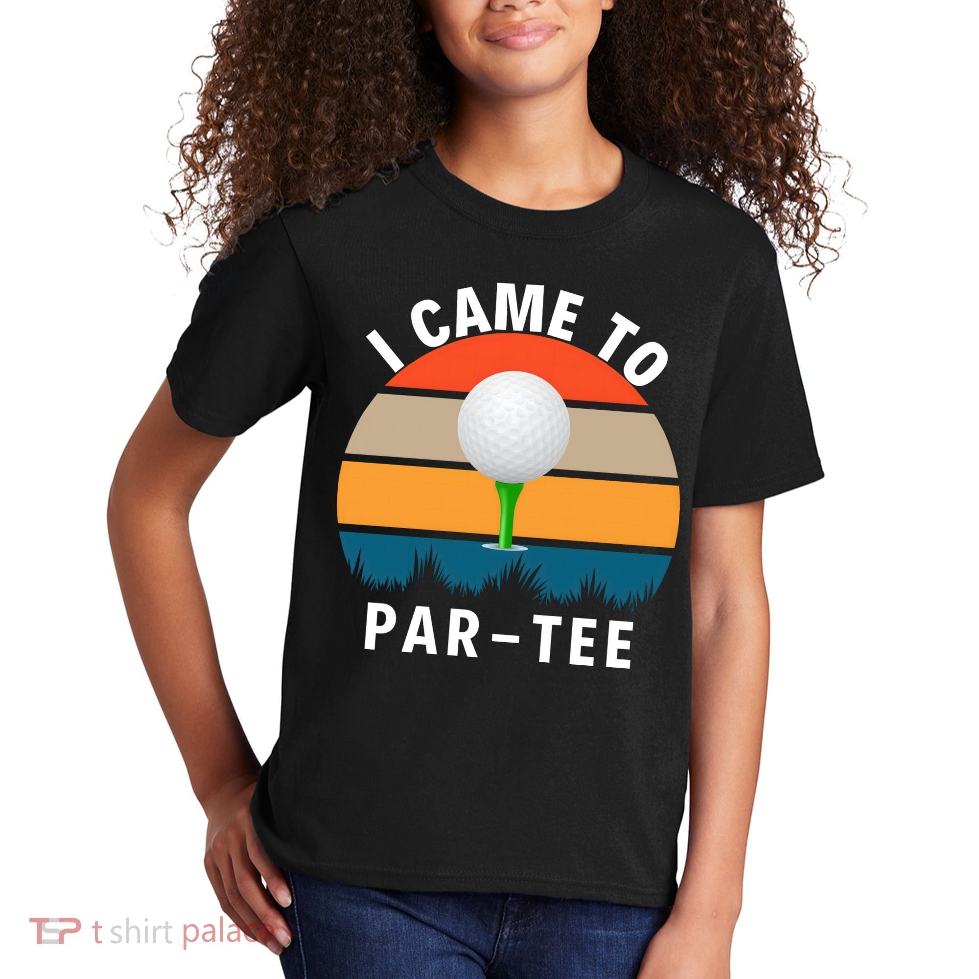 I Came To ParTee, Golf Lover Golf Player Golfing Funny Golf Kids T-Shirt